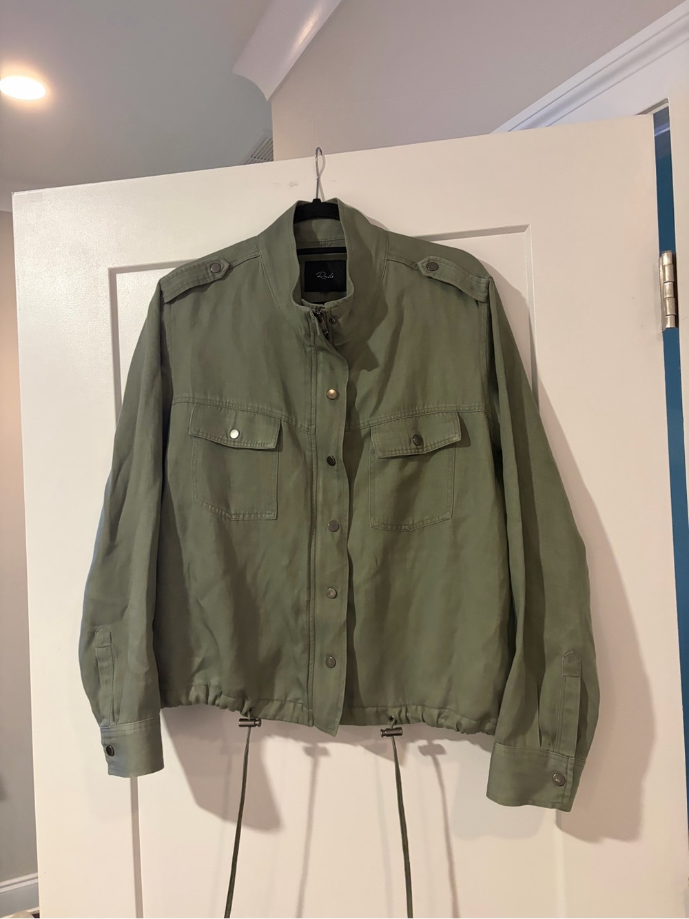 Rails Sage Green Zip-Front Jacket